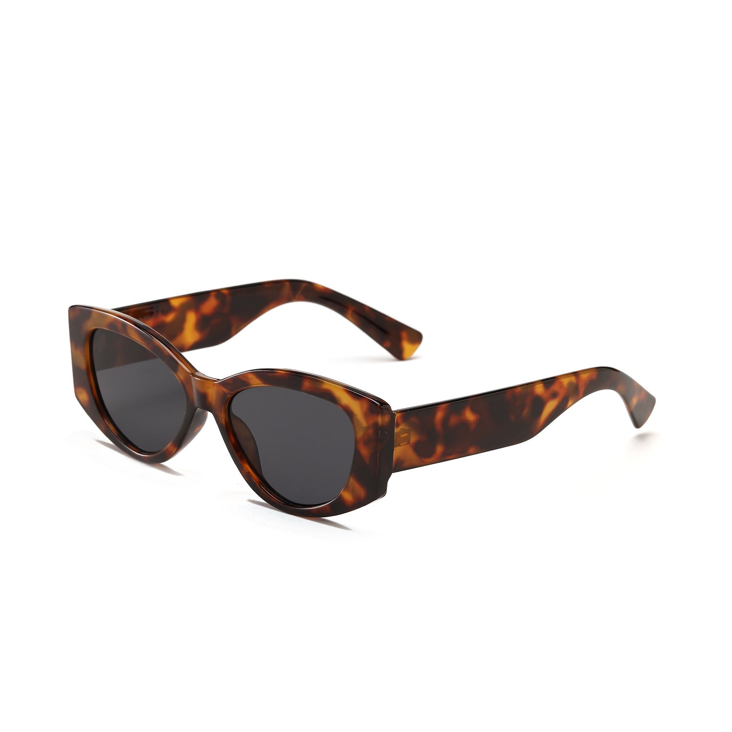 Wholesale PC Large Frame Tortoiseshell Cat Eye Sunglasses