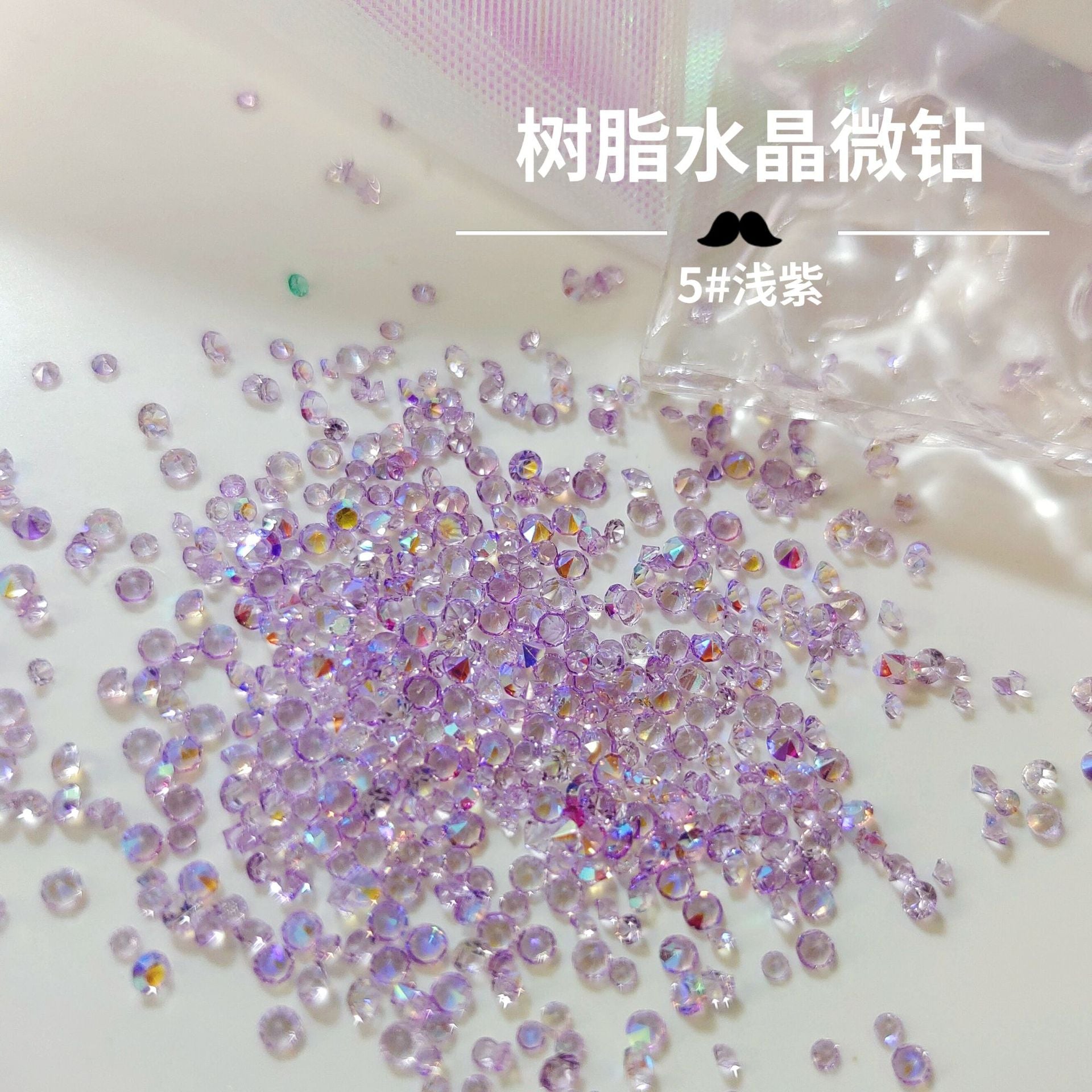Wholesale Resin Small Diamond Crystal Multi-color Boxed