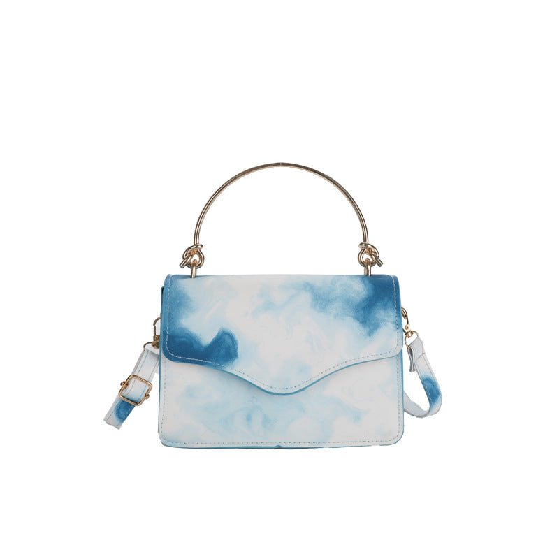 Bolso de hombro PU impreso y teñido de moda al por mayor