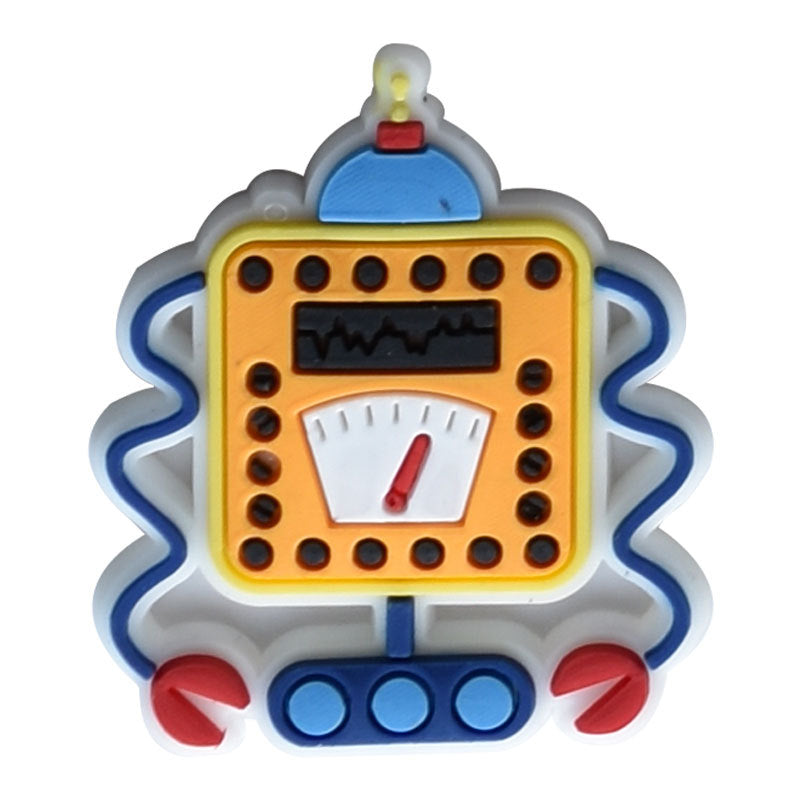 Al por mayor 100pcs PVC Cartoon Baby Diy Shoe Hebillas