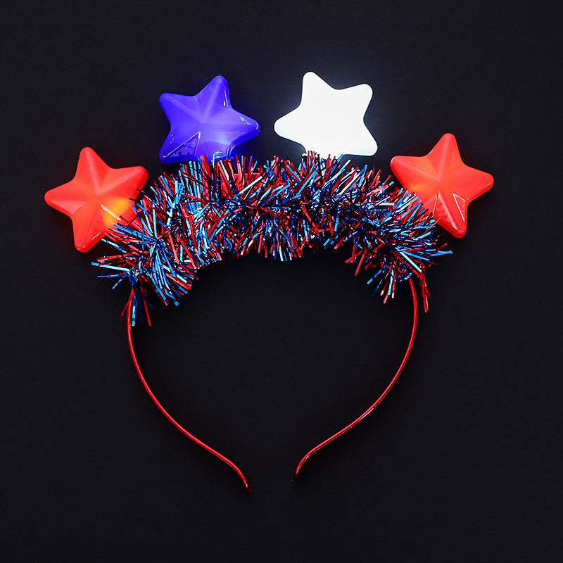 Wholesale American Holiday Pentagram PS Headband