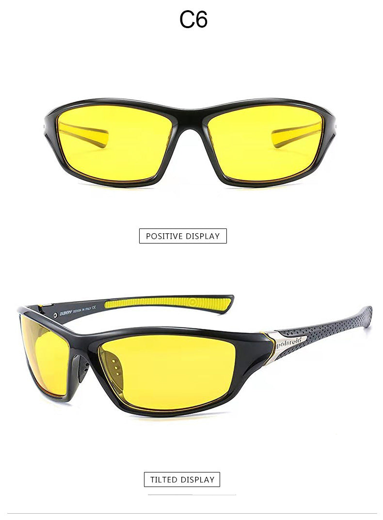 Wholesale PC Men's Polarized Night Vision Sunglasses