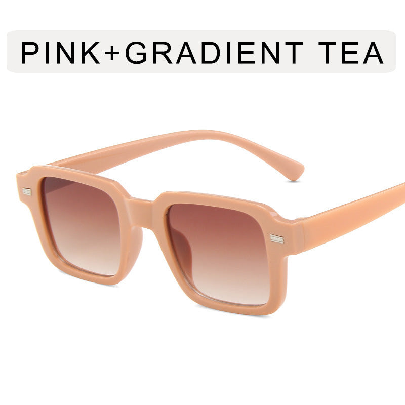 Wholesale PC Square Frame Rice Nail Sunglasses