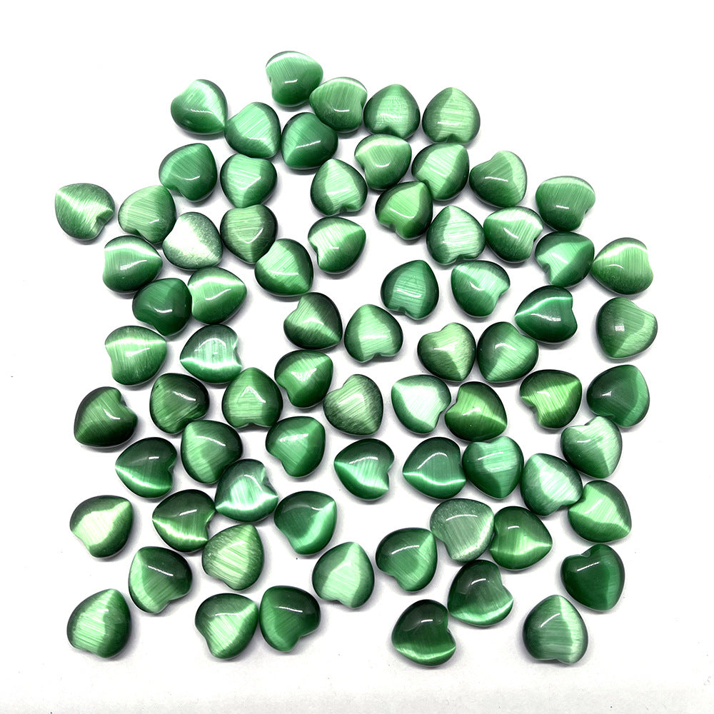 Wholesale 50PCS 15*15*9mm Small Heart Natural Stone Beads