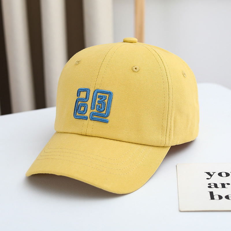 Wholesale Cotton Sunscreen Embroidery Kids Baseball Cap