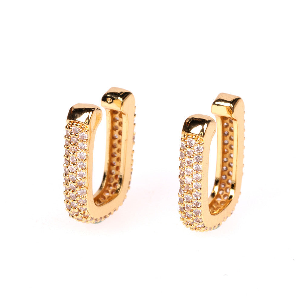 Wholesale U Shaped Ear Cuff Copper Earrings