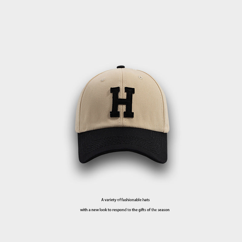 Wholesale H Alphabet Soft Top Cotton Hat