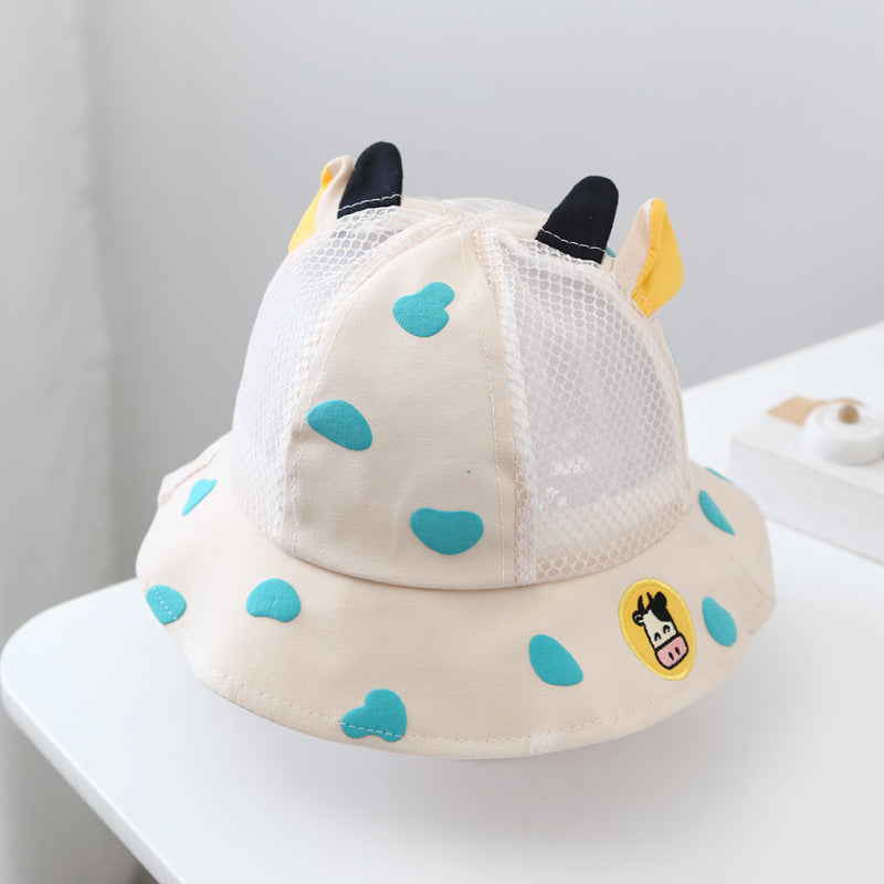Wholesale Summer Cotton Children's Sunscreen Fisherman Hats
