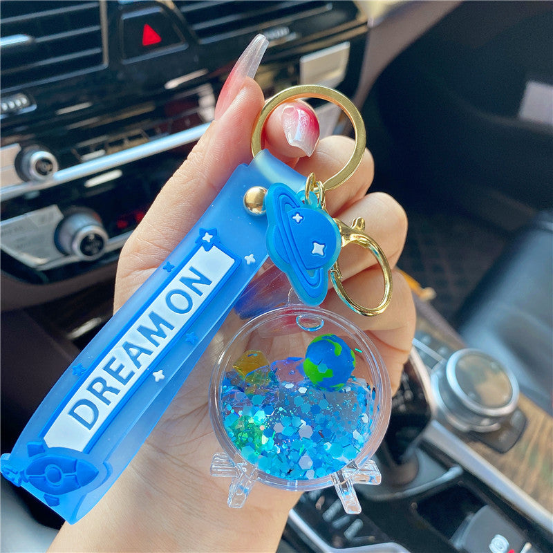 Luminoso acrílico al por mayor en aceite Earth Botella de botella flotante