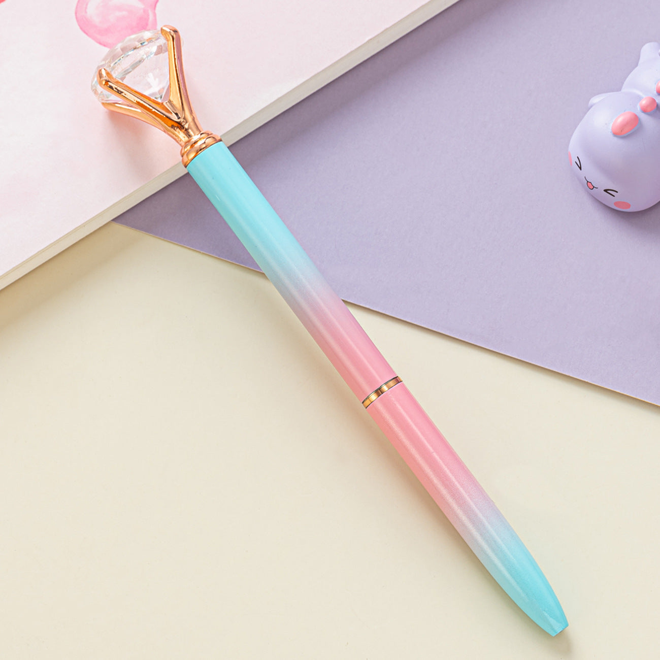 Bolígrafo De Metal De Diamante Grande Degradado al por mayor