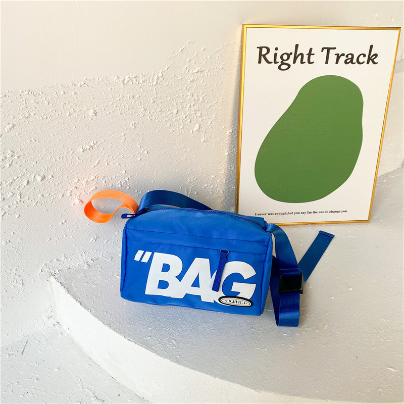 Wholesale One Shoulder Messenger Polyester Kids Bag