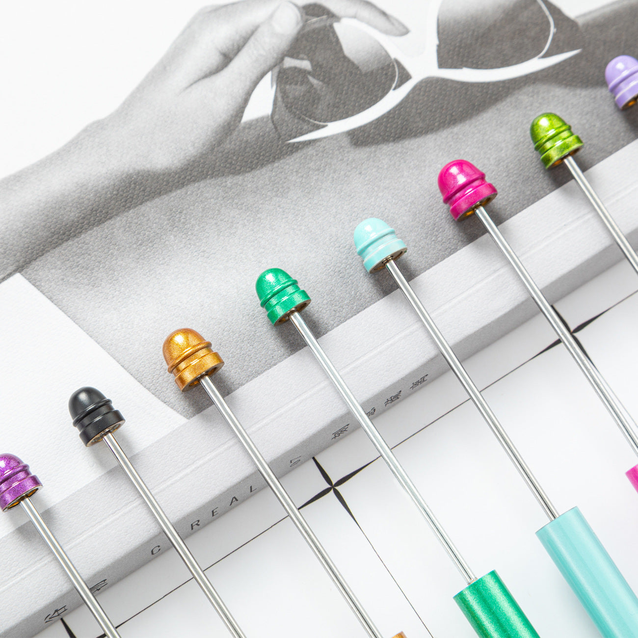 Wholesale Metal DIY Beadable Eternity Pencil Without Eraser