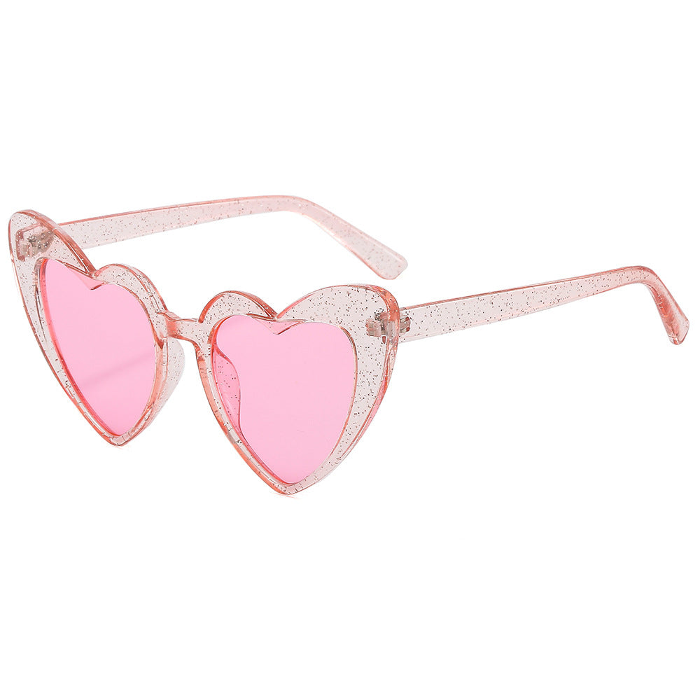 Wholesale PC Transparent Frame Love Sunglasses