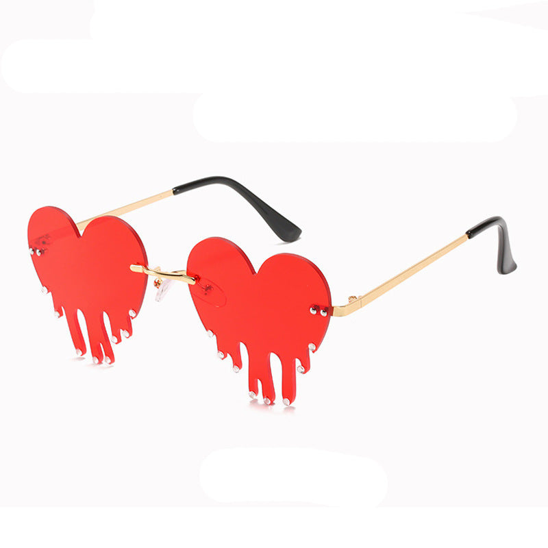 Wholesale Love Tears Drill PC Sunglasses