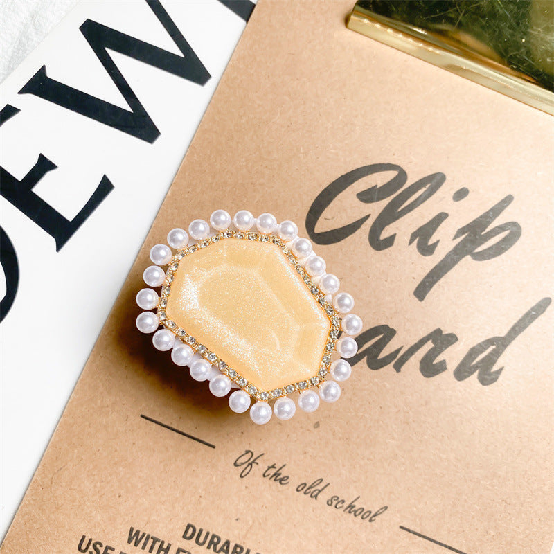 Wholesale Plastic Pearl Air Cushion Mobile Phone Holders