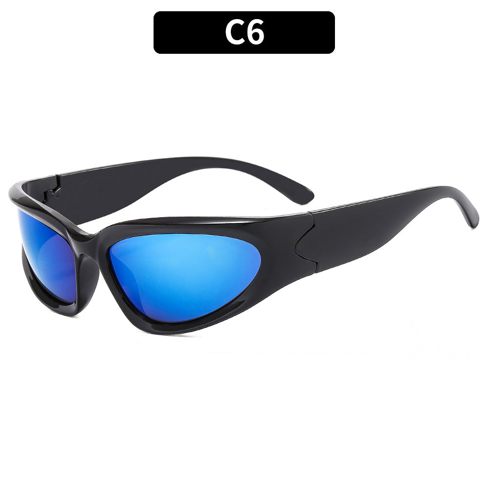 Wholesale PC Cycling Punk Sports Ladies Sunglasses
