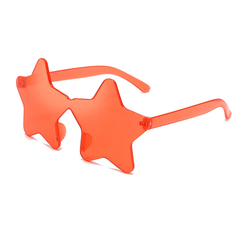 Wholesale Personalized Five-pointed Star Funny PC Sunglasses