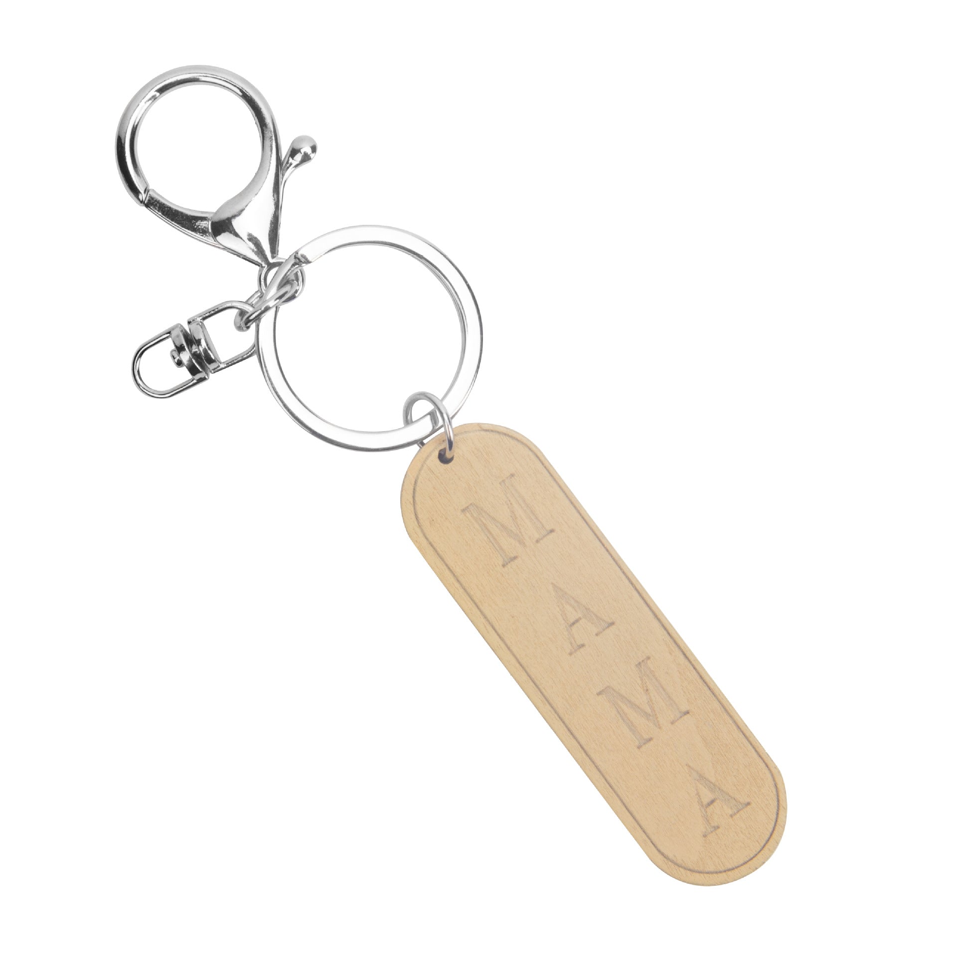 Cadena de llaves de la marca de madera de madera al por mayor de madera