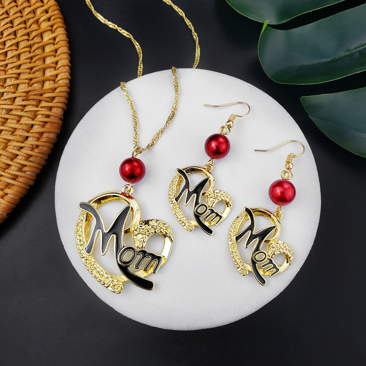 Juego De Joyas Pendientes De Perlas Para El Día De La Madre al por mayor