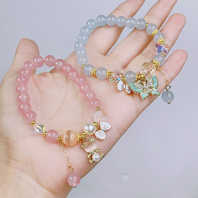 Pulsera Con Cuentas De Cristal Mori Fresco Pequeño al por mayor