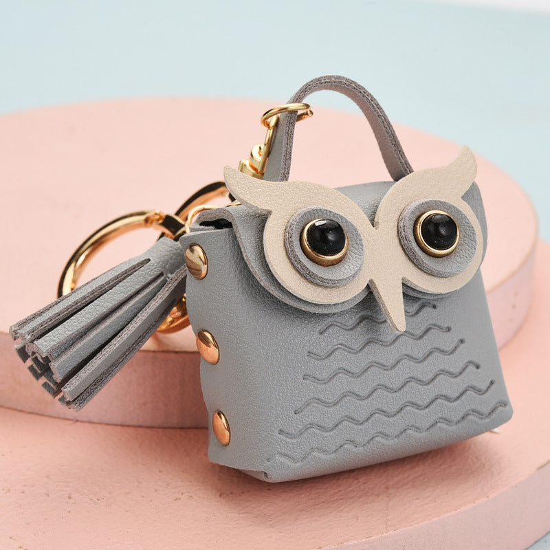 Wholesale Leather Owl Keychains