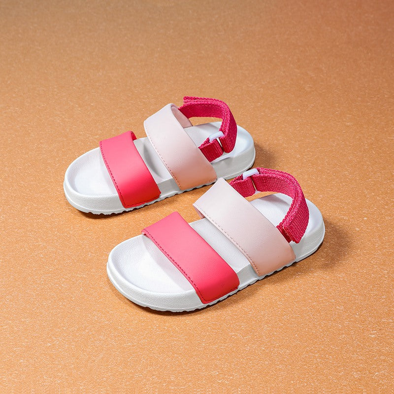 Wholesale PU Non-slip Kids Sports Sandals