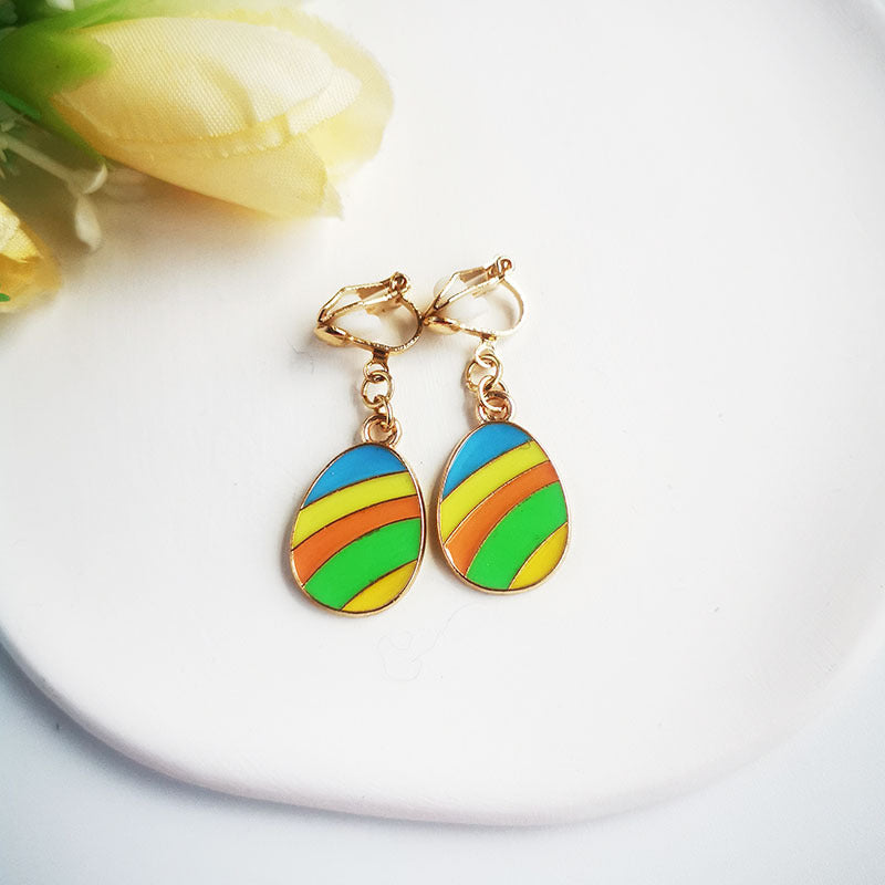 Wholesale Easter Eggs Kids Alloy Earrings