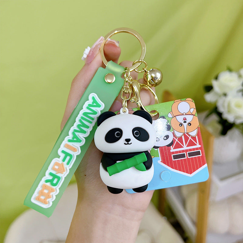 Wholesale PVC Animal Farm Cute Keychain