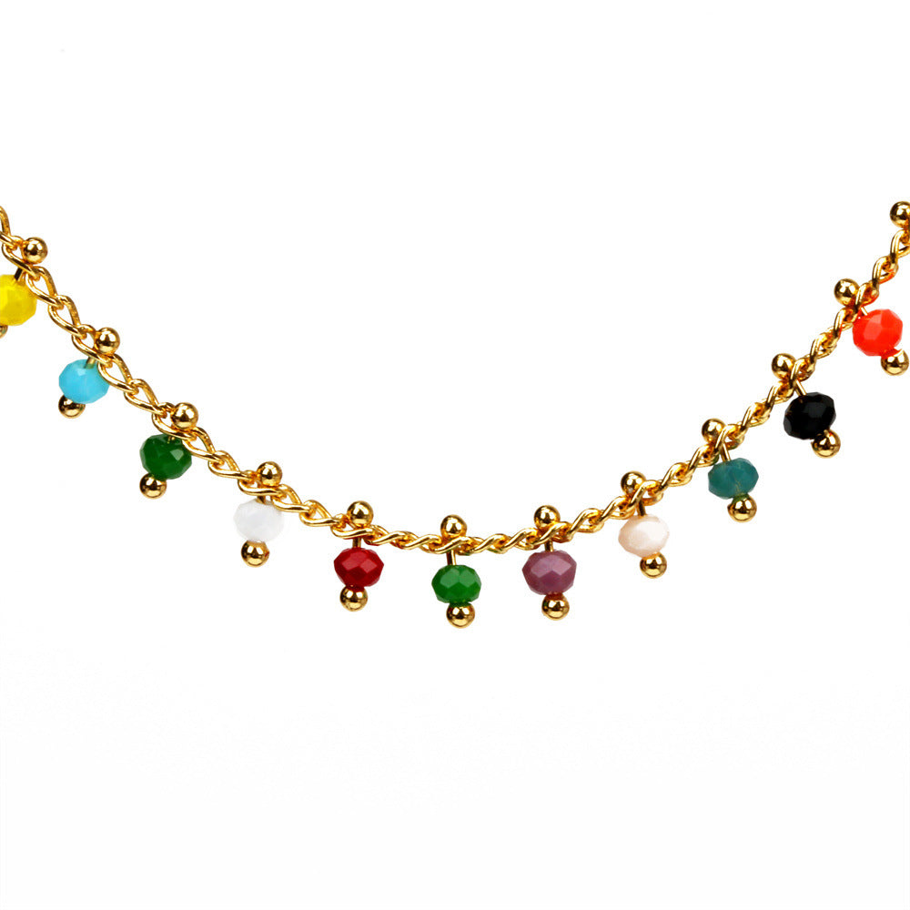 Wholesale Mother's Day Gift MAMA Heart Copper Diamond Necklace