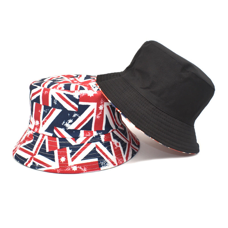 Wholesale Polyester British Flag Printing Fisherman Hat