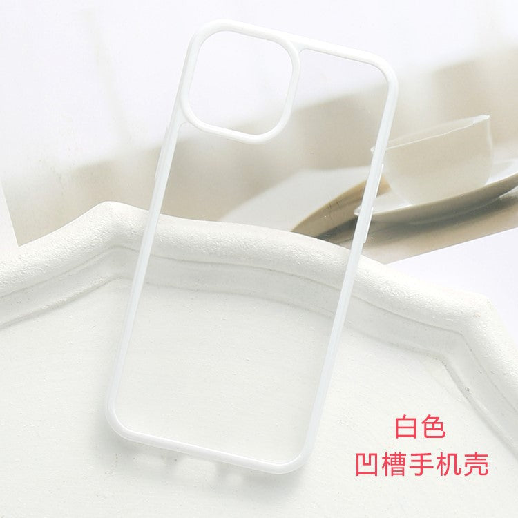 Wholesale Acrylic Macaron Color Frame Mobile Phone Case