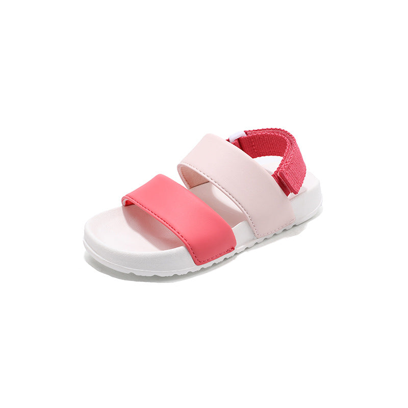 Wholesale PU Non-slip Kids Sports Sandals