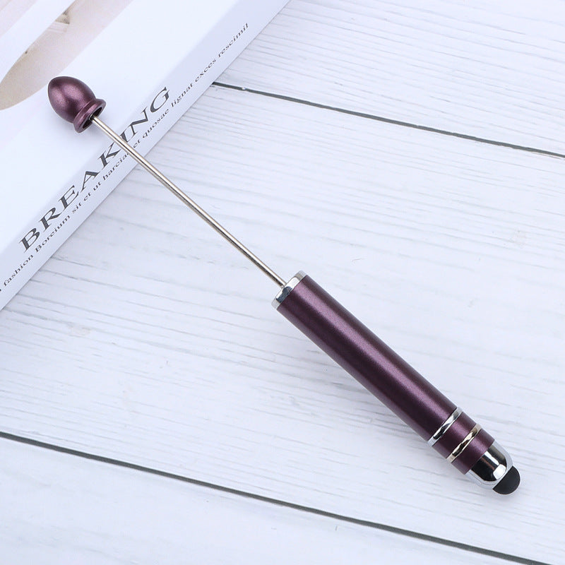 Wholesale Beadable Pnes Colorful Gradient Stylus Pen DIY Plastic Pen