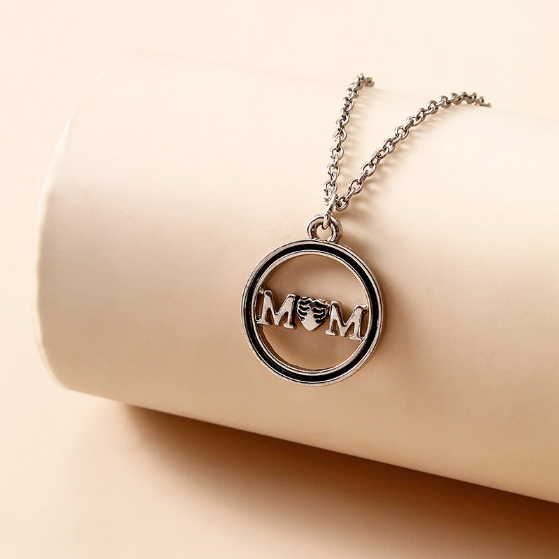 Collar pendiente del amor de la MAMÁ de la aleación del cinc del regalo de vacaciones de la madre al por mayor