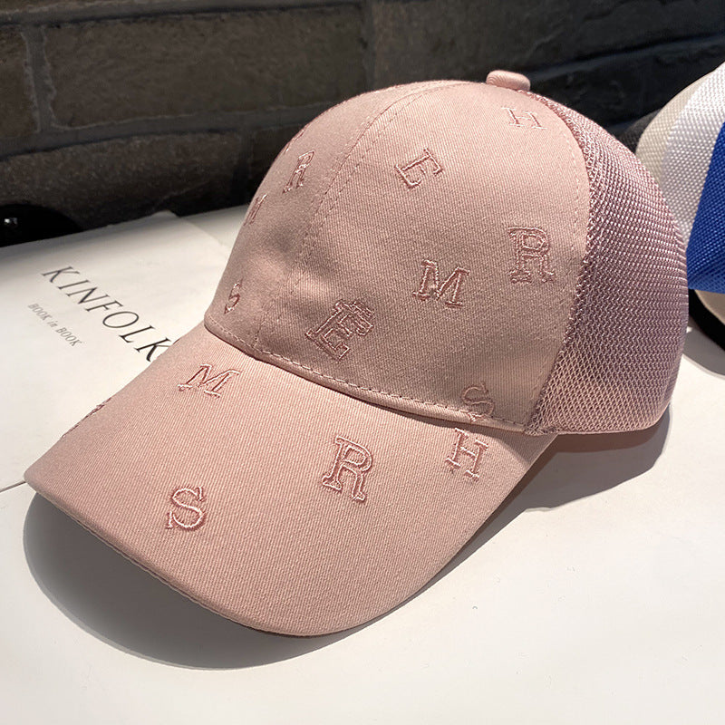 Wholesale Cotton Monogram Embroidered Mesh Cap