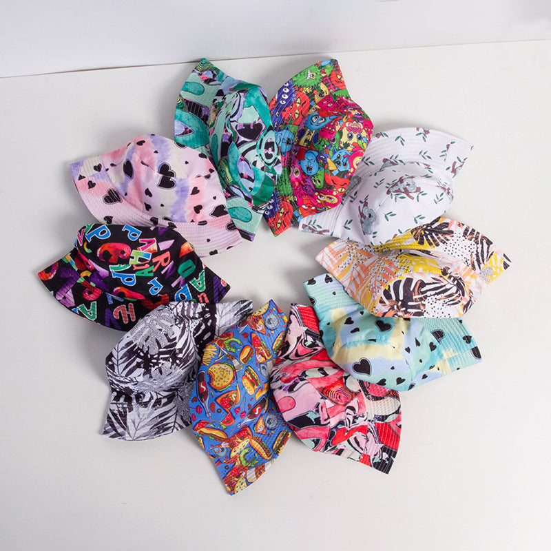 Wholesale Colorful Letters Polyester Bucket Hat