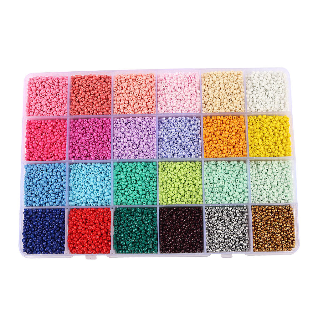 Venta al por mayor Kit de perlas de vidrio de 2 mm y 6 mm