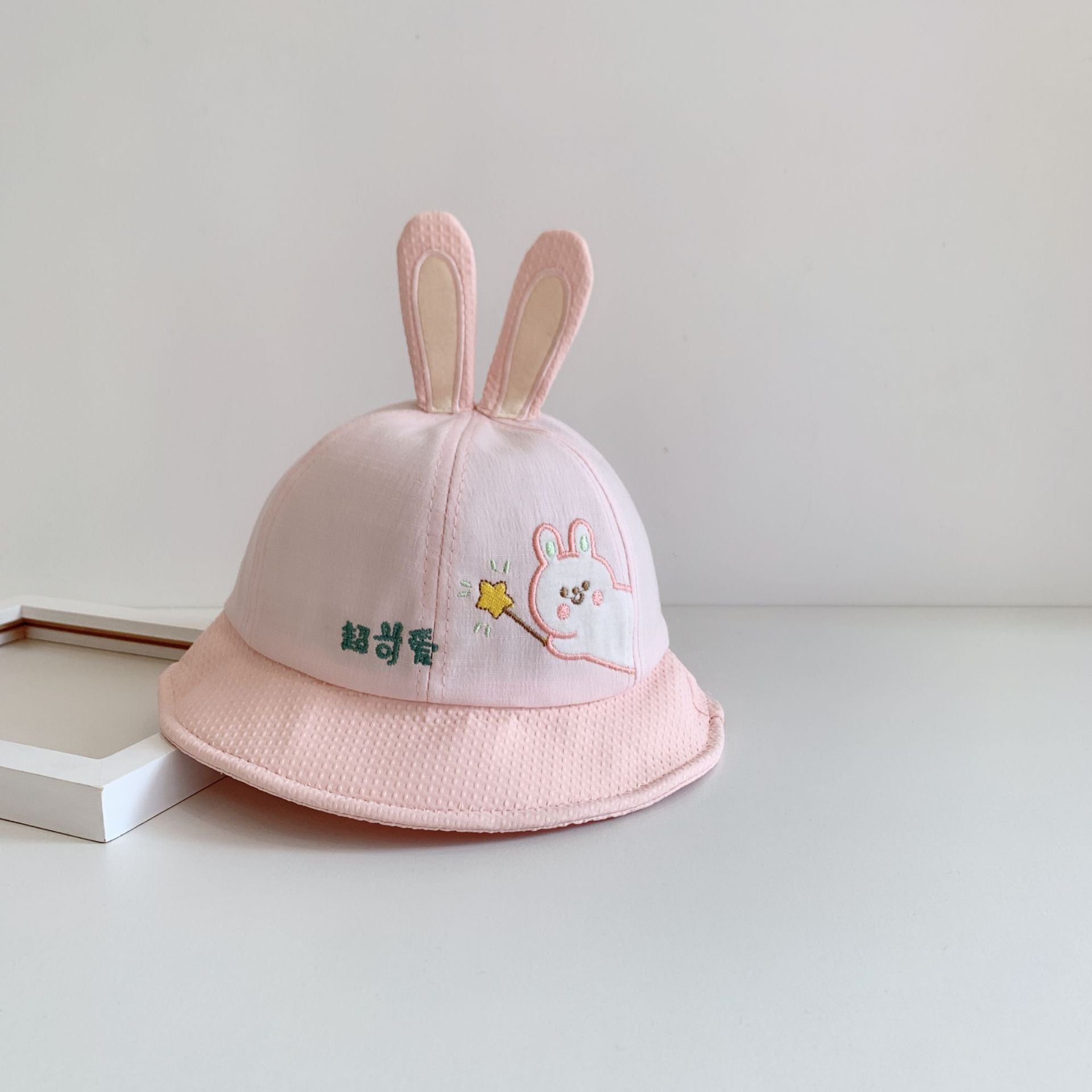 Wholesale Cotton Cute Drawstring Adjustable Children's Fisherman Hat