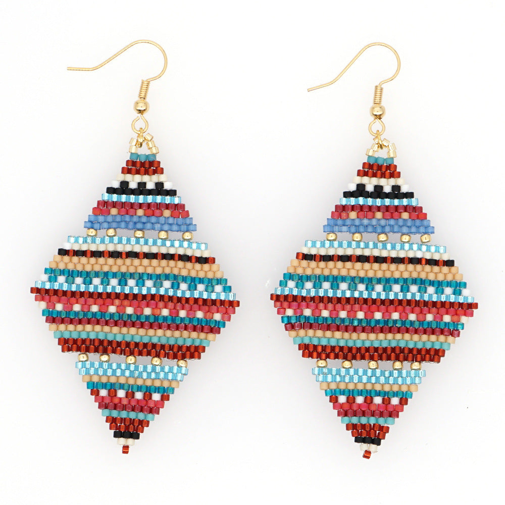Wholesale Ethnic Rice Beads Earrings