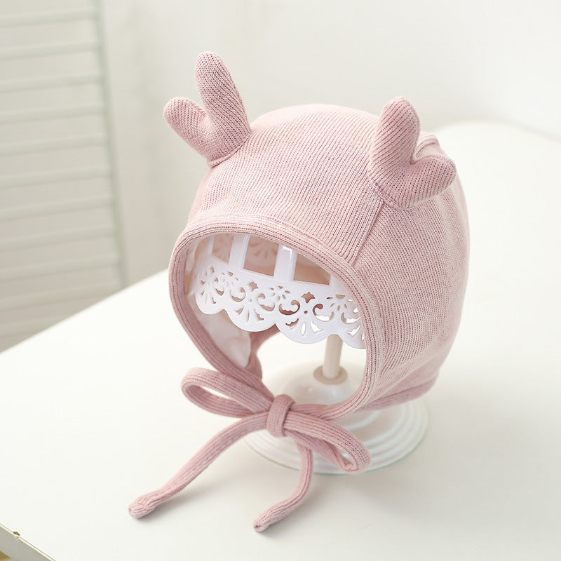 Wholesale Cotton Baby Ear Protector Autumn Winter Boneless Hat
