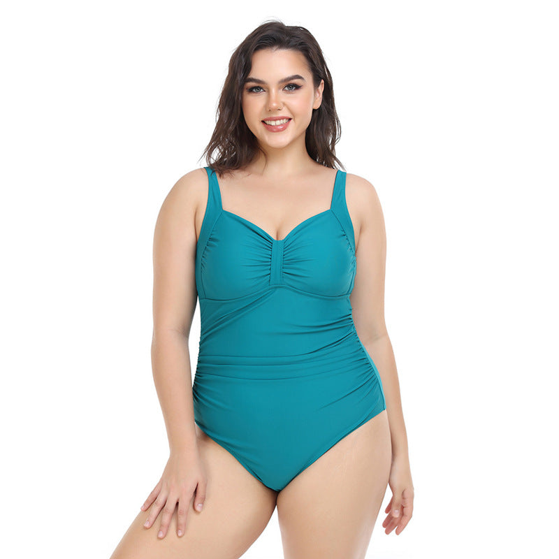 Wholesale Plus Size Ladies Polyester Swimwear