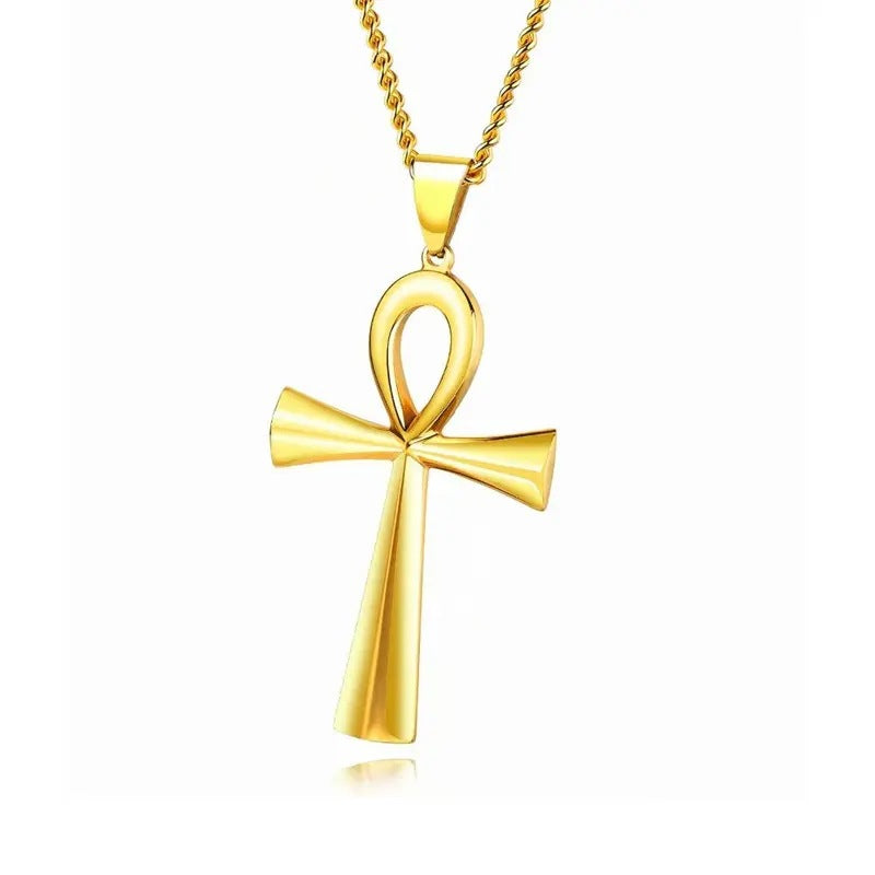 Wholesale Jewelry Alloy Bow Cross Pendant Necklace