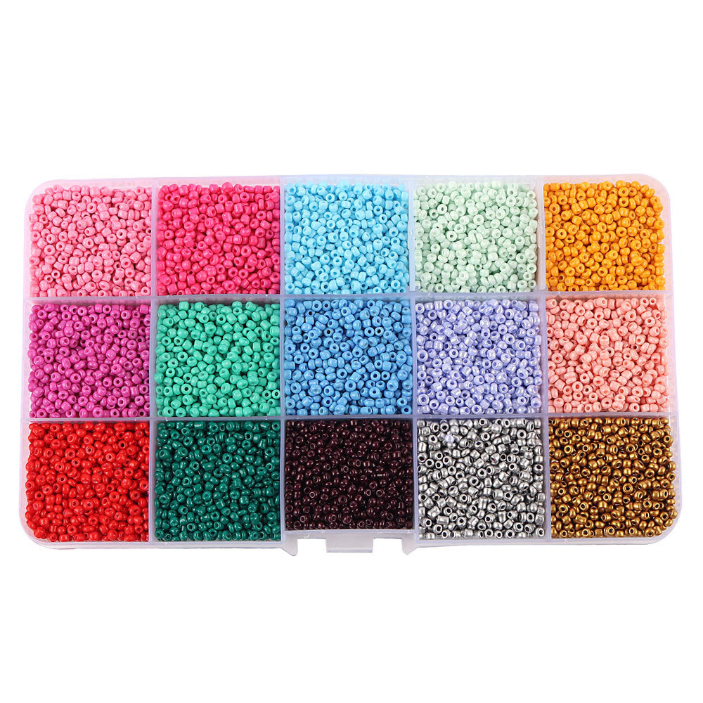 Venta al por mayor Kit de perlas de vidrio de 2 mm y 6 mm