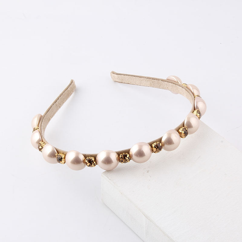 Wholesale Plastic Small Pattern Pearl Hair Bands