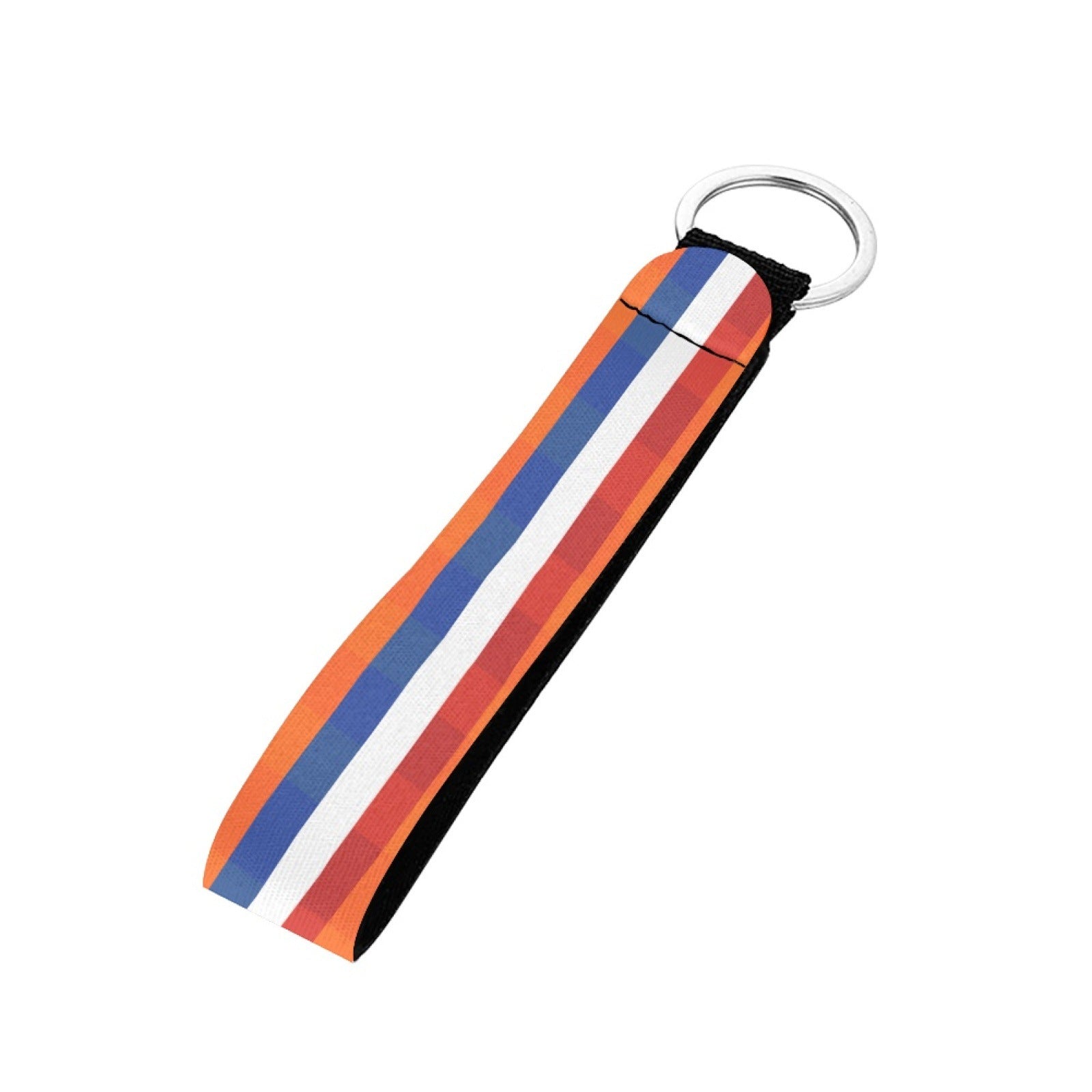 Wholesale Webbing Boho Tie Dye Lanyard Keychain