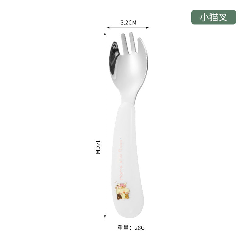 Wholesale Stainless Steel Cartoon Kids Spoon
