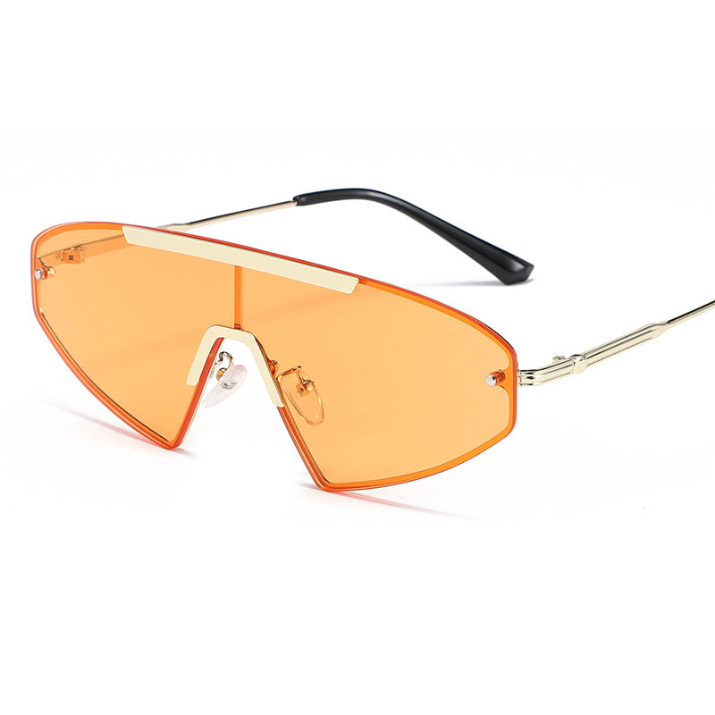 Wholesale PC One Piece Marine Sheet Metal Frame Sunglasses