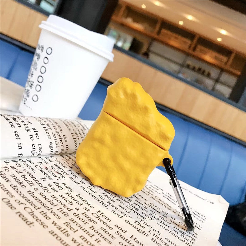 Wholesale Silicone Chicken Nuggets Bluetooth Earphone Case