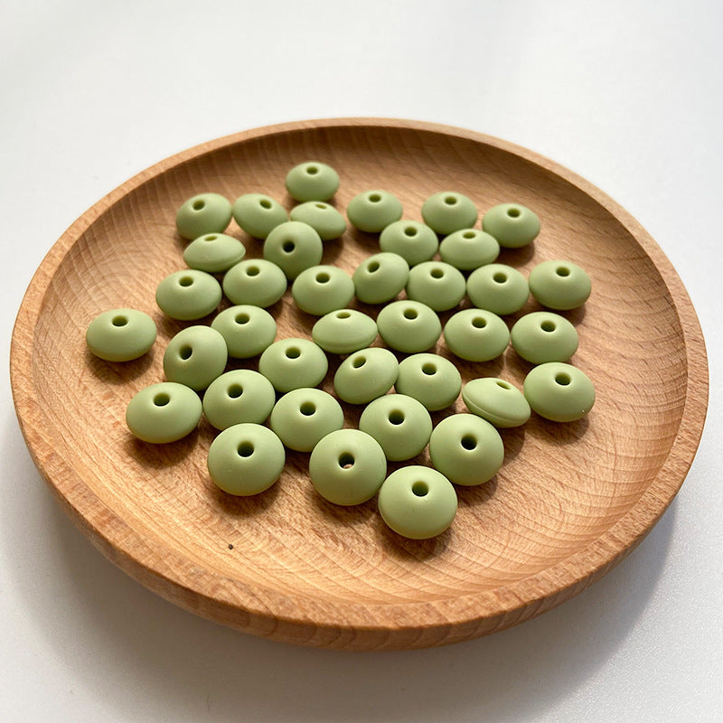 Wholesale 50PCS Small Beads 12MM DIY Abacus Beads Silicone