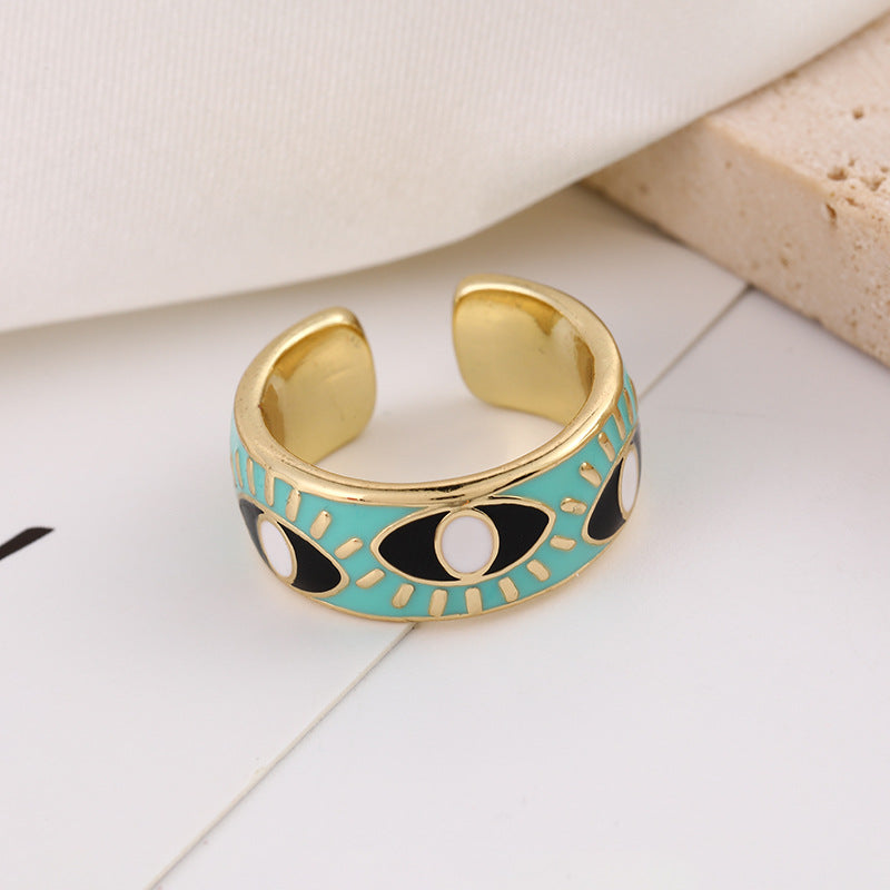 Wholesale Copper Devil Eye Ring